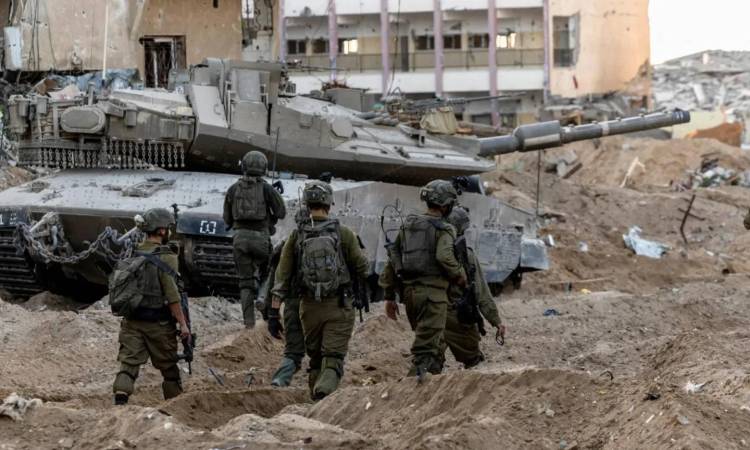 عناصر من جيش الاحتلال الإسرائيلي في غزة