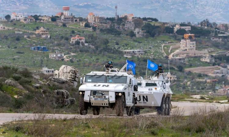 عناصر من قوات الأمم المتحدة في لبنان «يونيفيل»