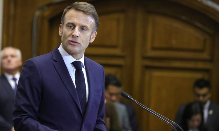 الرئيس الفرنسي إيمانويل ماكرون