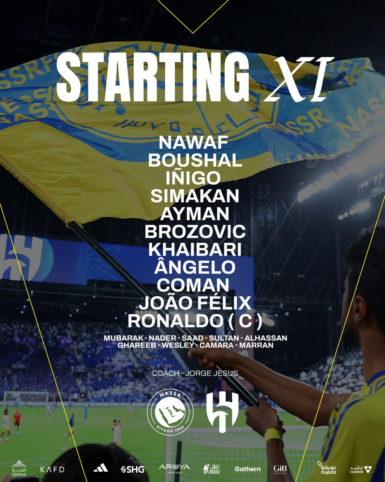 الهلال ضد النصر.. تشكيل العالمي