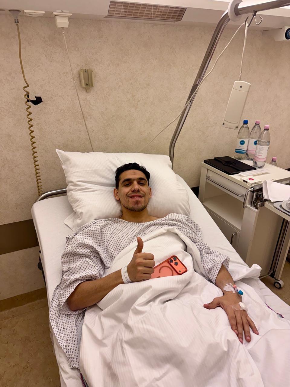 محمد حمدي يجري جراحة ناجحة في الرباط الصليبي