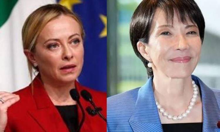 رئيستا وزراء اليابان وإيطاليا