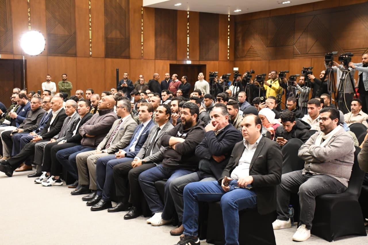 المؤتمر الصحفي الخاص بدعم ومساندة المنتخب