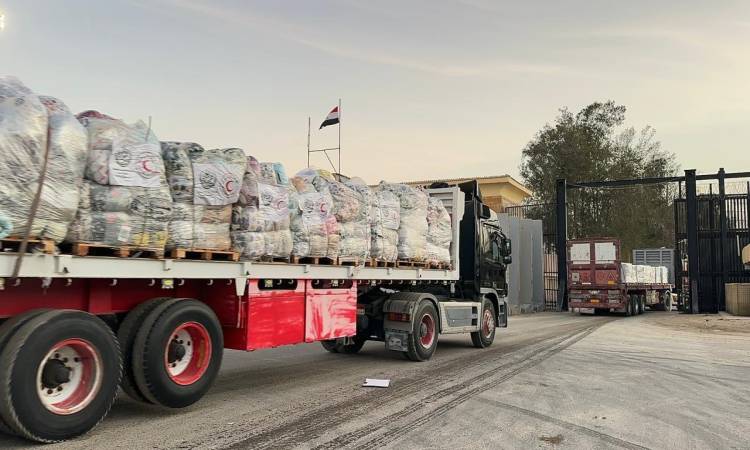 المساعدات الإنسانية لغزة