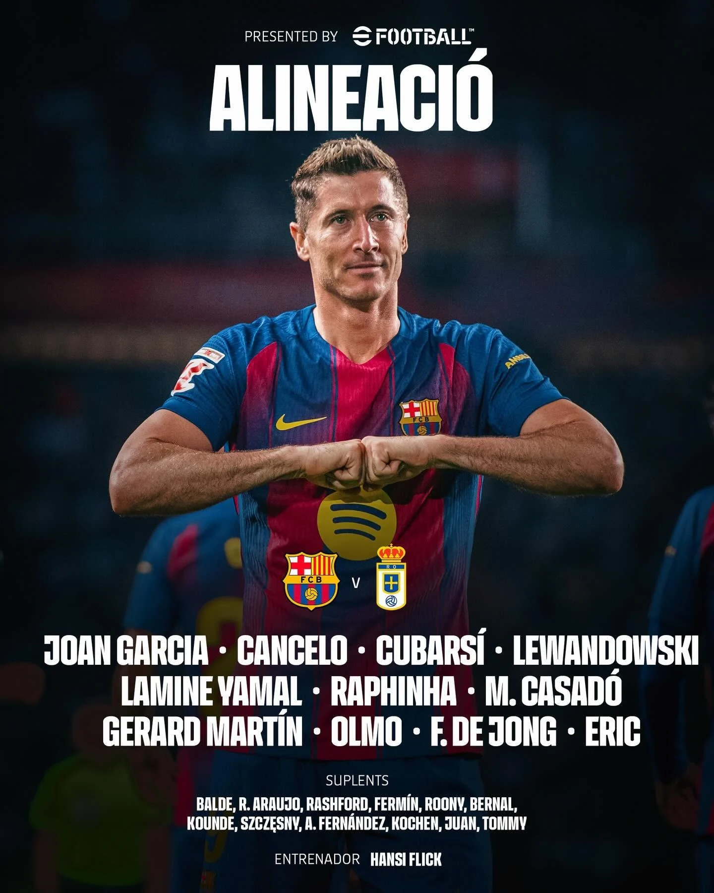 برشلونة ضد ريال أوفييدو.. تشكيل البارسا