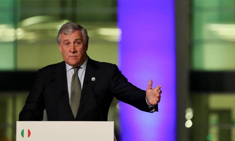 وزير الخارجية الإيطالي، أنطونيو تاياني