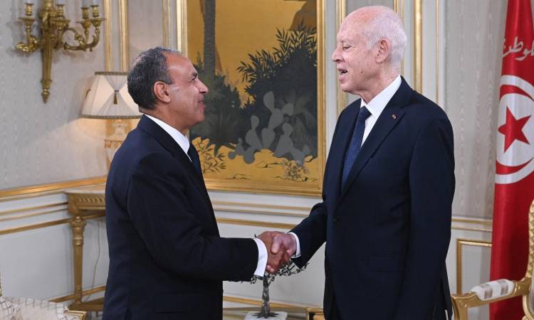 وزير الخارجية، بدر عبد العاطي، يلتقي رئيس تونس، قيس سعيد