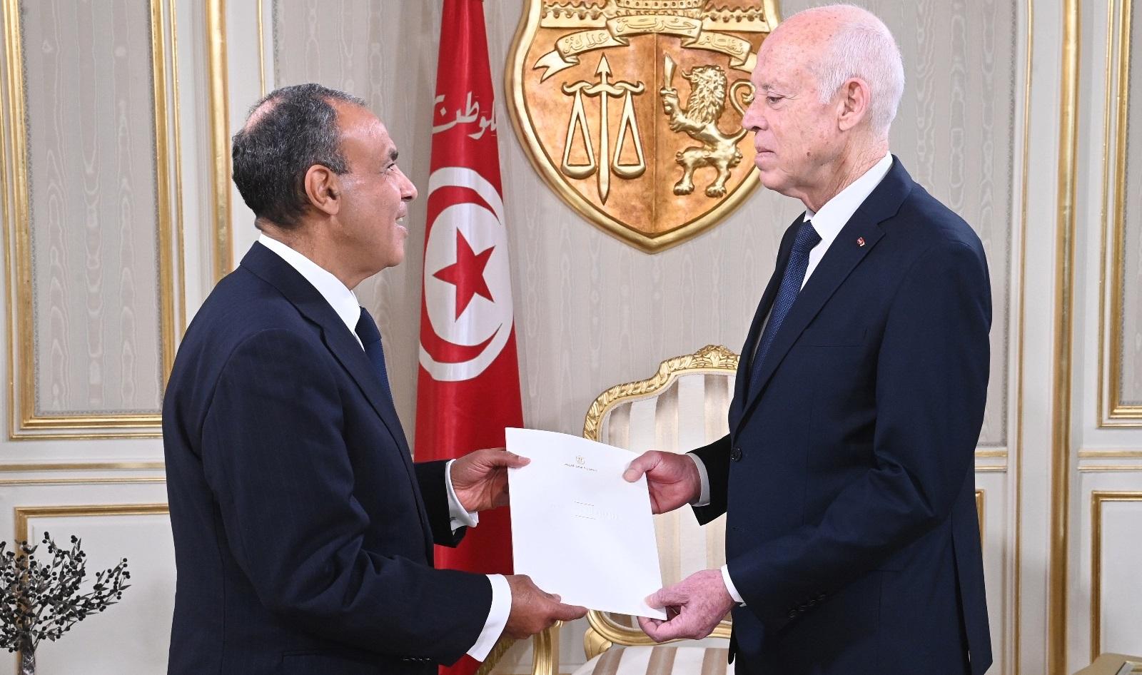 وزير الخارجية، بدر عبد العاطي، يلتقي رئيس تونس، قيس سعيد