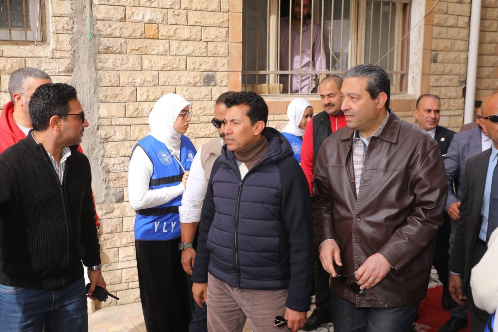 وزير الرياضة في دمياط