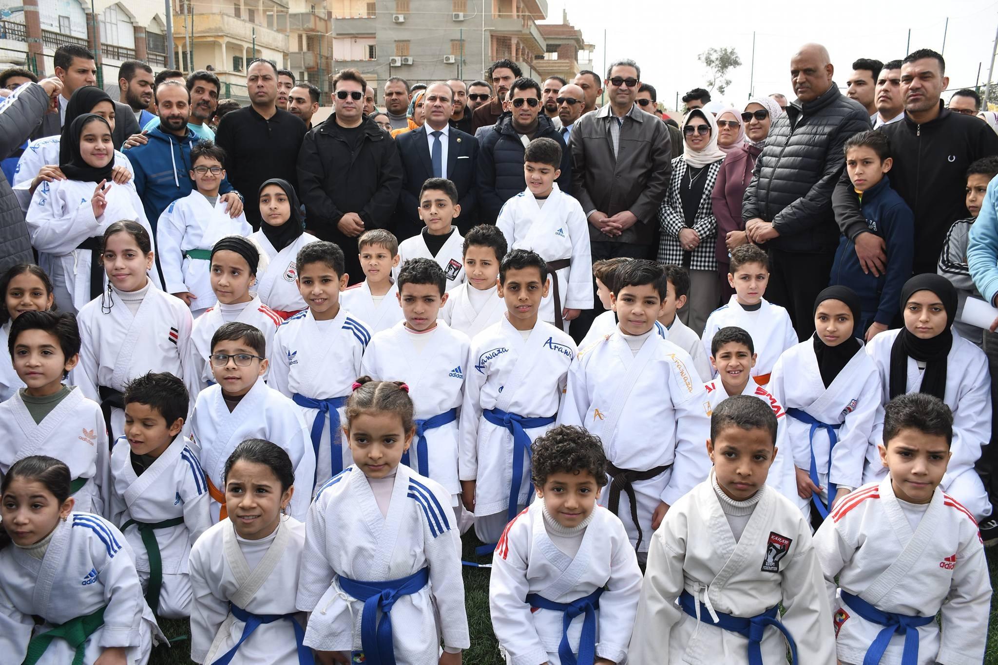 جولة وزير الشباب والرياضة في دمياط