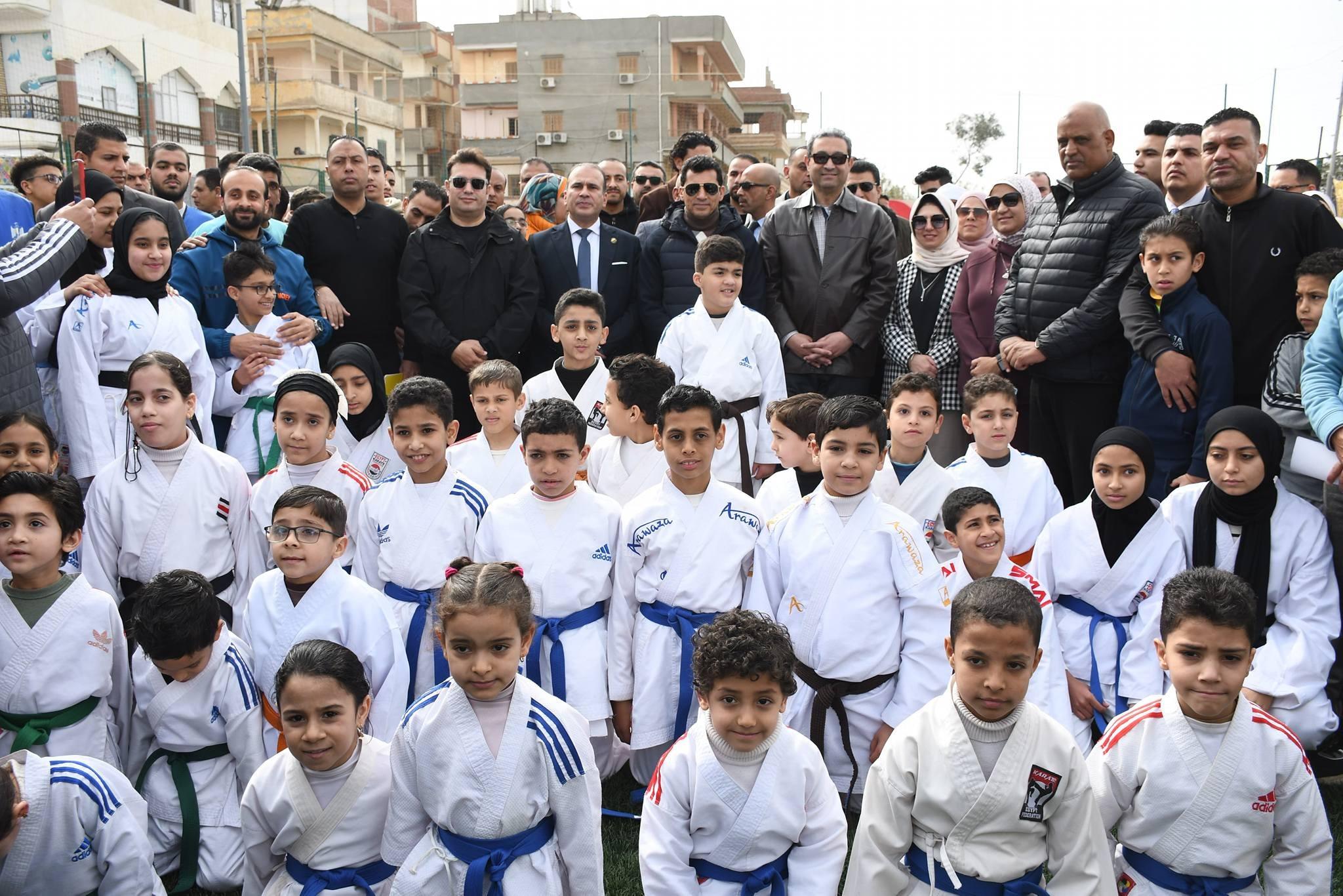 جولة وزير الشباب والرياضة في دمياط