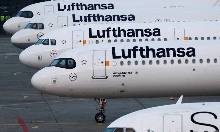 طائرات تابعة لشركة لوفتهانزا