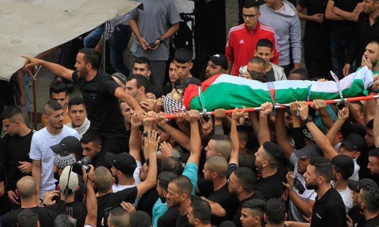 تشييع أحد شهداء غزة
