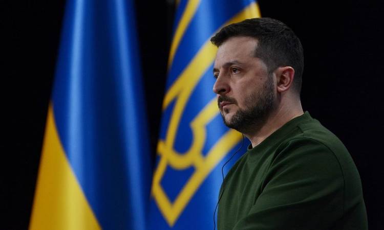الرئيس الأوكراني فولوديمير زيلينسكي
