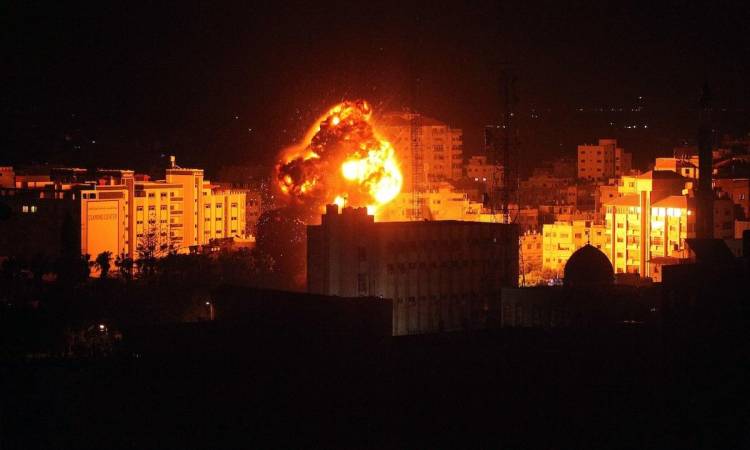 قصف إسرائيلي في غزة